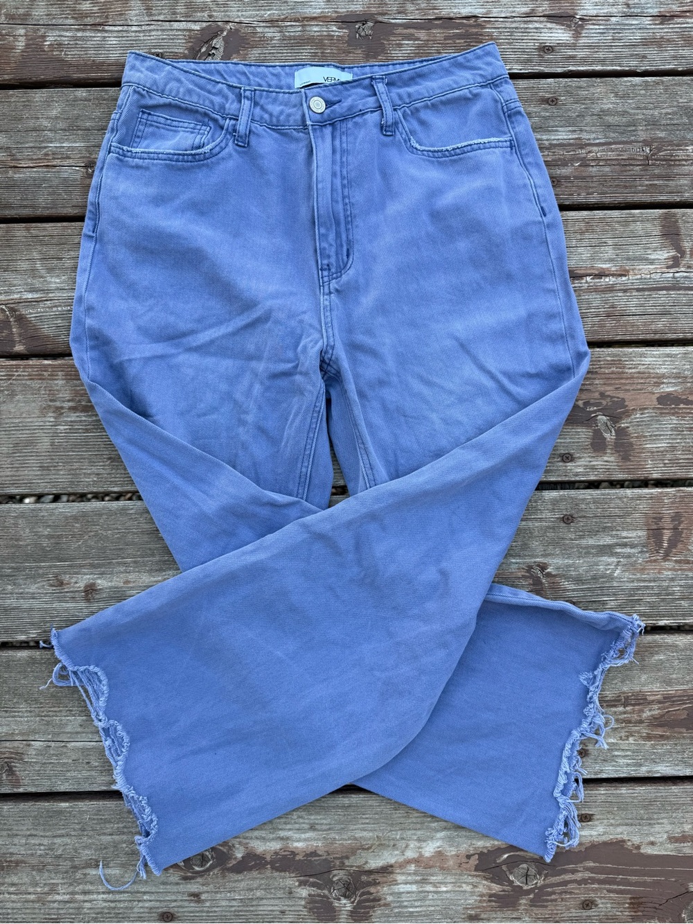 Vervet 90’s vintage super high rise crop flare jeans. - Picture 3 of 7